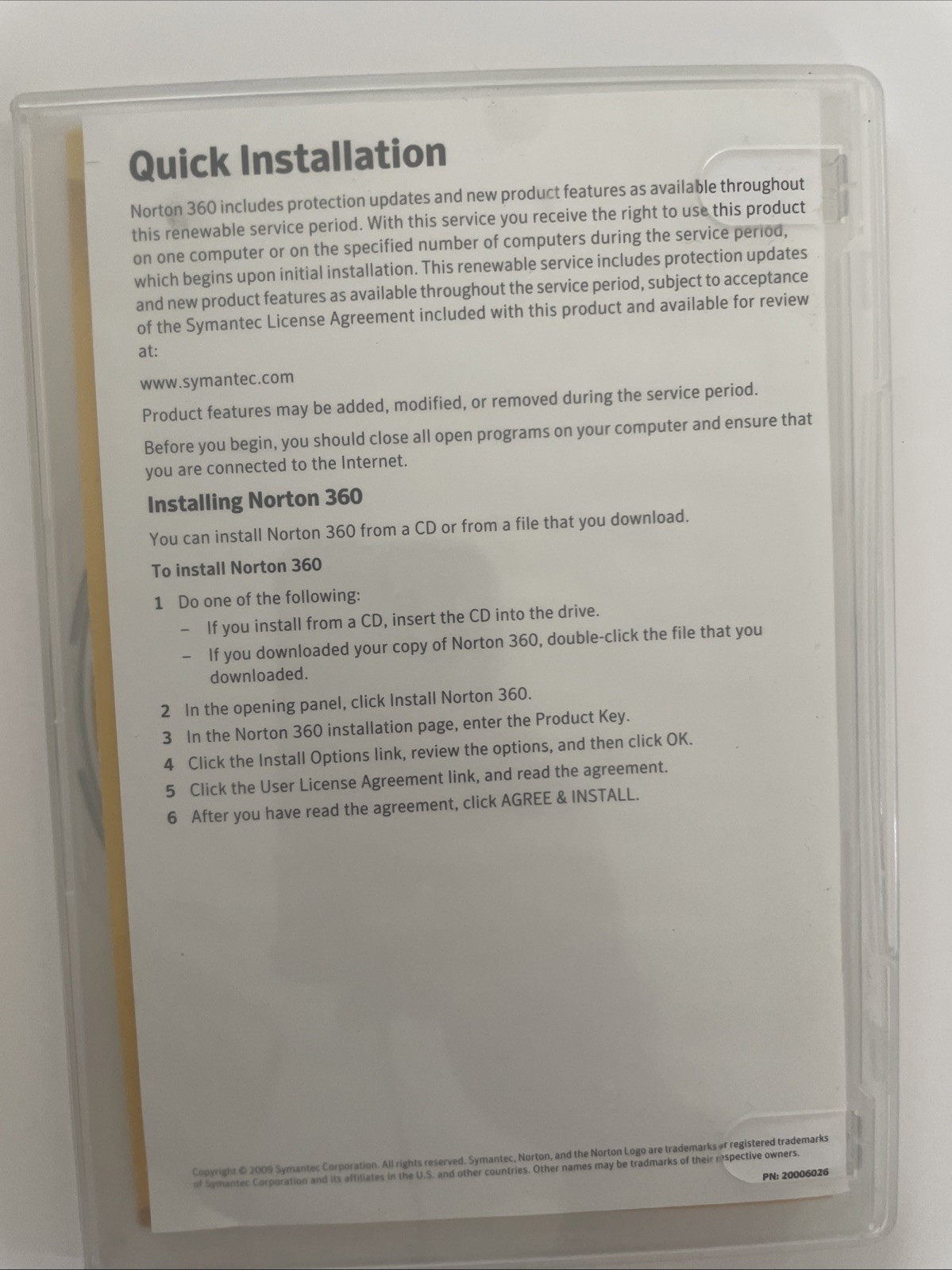 Norton 360 Version 3.0