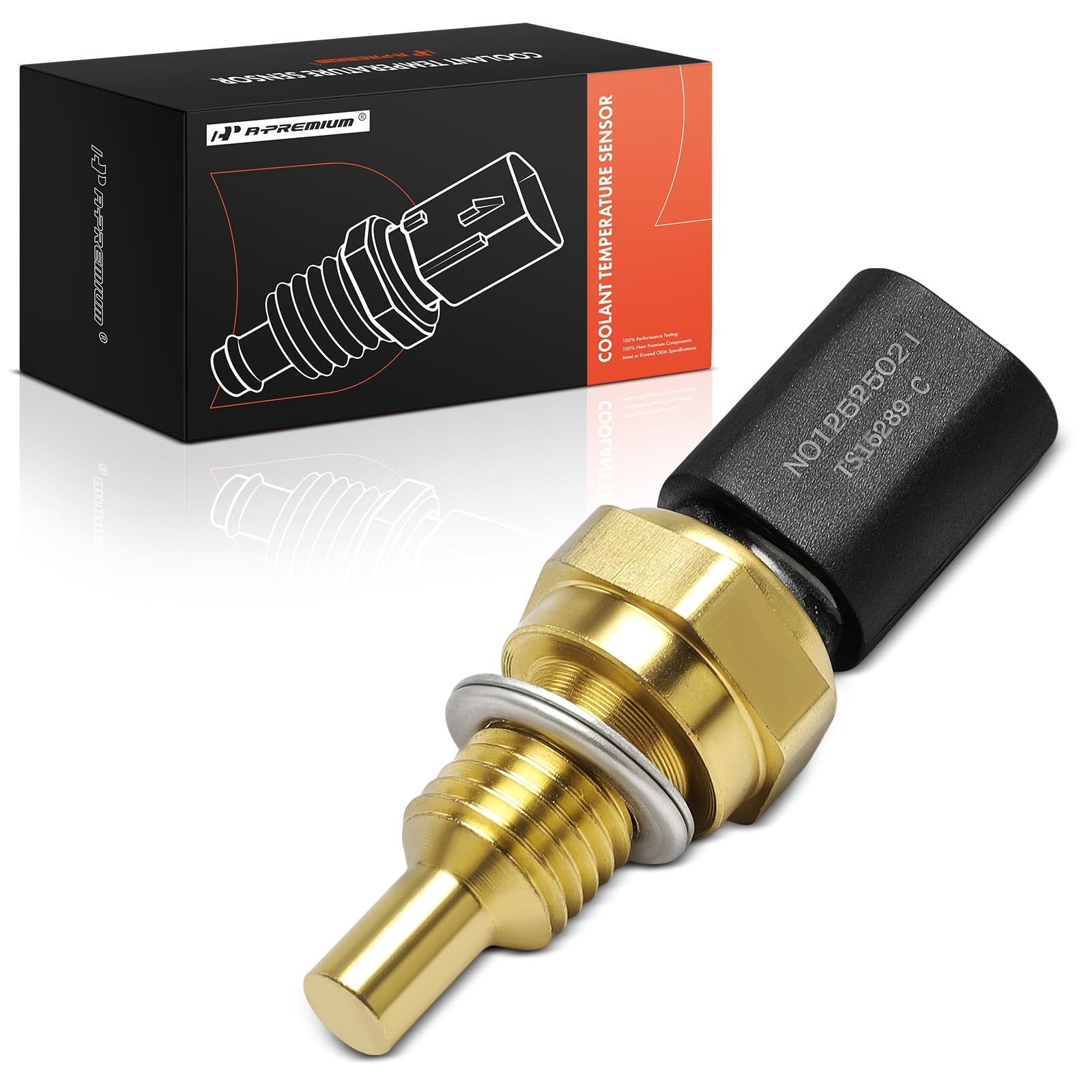 A-Premium Engine Coolant Temperature Sensor [2 Pins] Compatible with Chrysler &