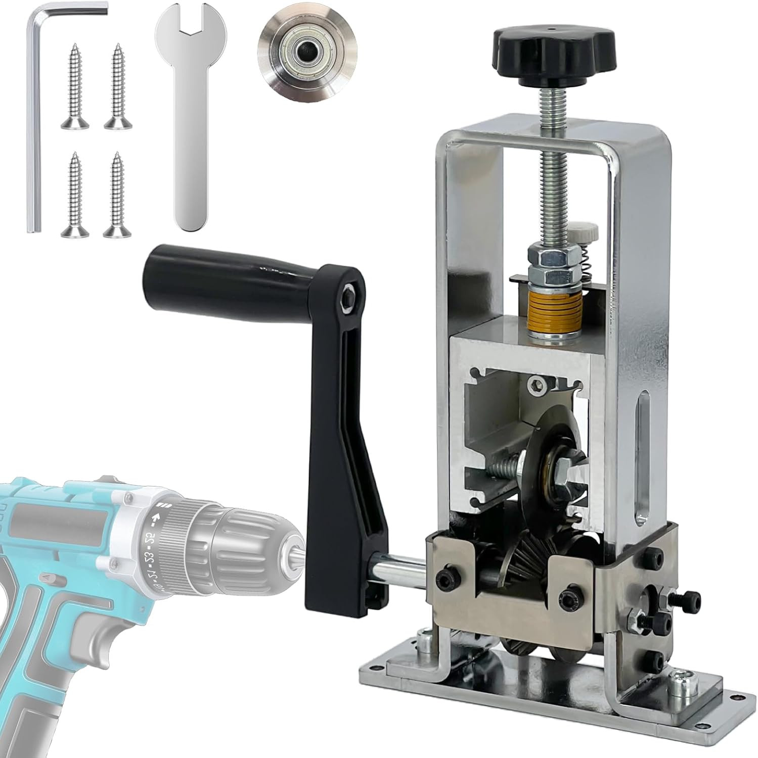Manual Wire Stripper Machine 1-25mm Drill Powered Cable Stripper Copper Recyclin