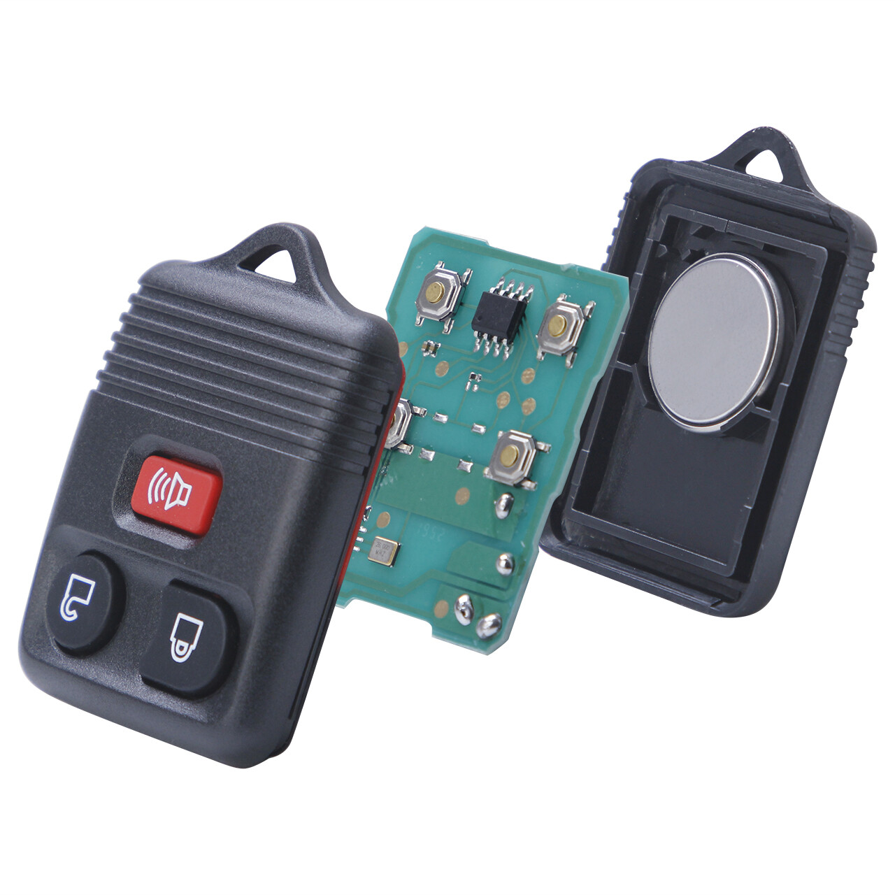 For Ford Ranger 2X Alarm Remote Keyless Entry Control Key Fob Clicker 3-Button