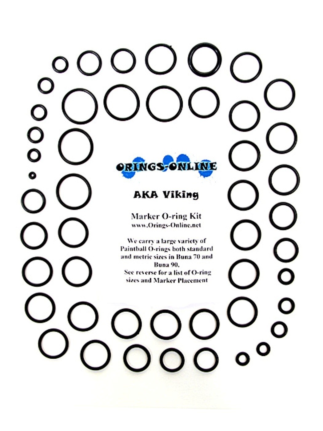 AKA Viking Paintball Marker O-ring Oring Kit x 4 rebuilds / kits