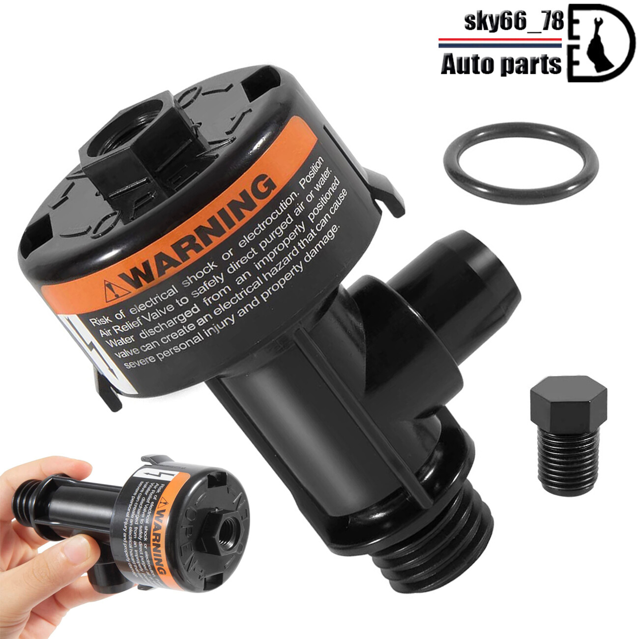 High Flow Air Relief Valve 98209800 98209803 for Most Pentair Filters FNS DE