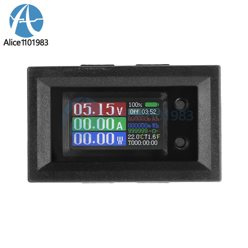 9in1 Multimeter DC4-30V Power Tester Voltage Current Capacity Meter 10A 50A 100A