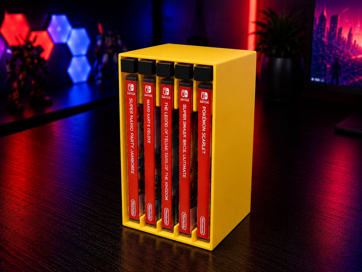 Nintendo Switch Game Holder – 5 Game Capacity | Ejection Mechanism