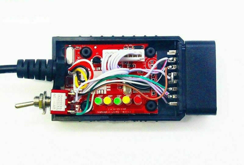 USB Scan ELM327 V1.5 OBD2 Adapter USB Diagnostic Tool Cable MS/HS CAN for Ford