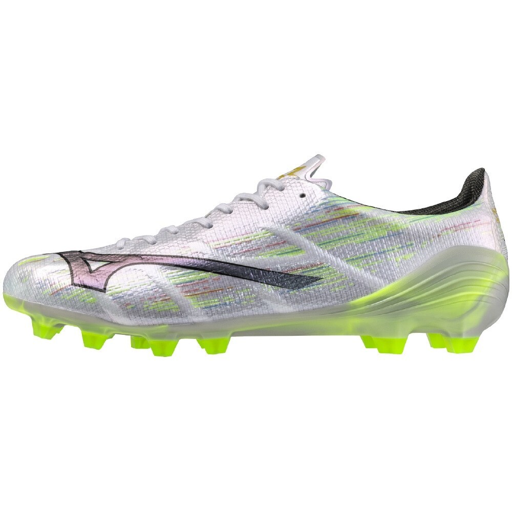 MIZUNO ALPHA II ELITE P1GA2562 09 White × Black Iridescent New in Box from Japan