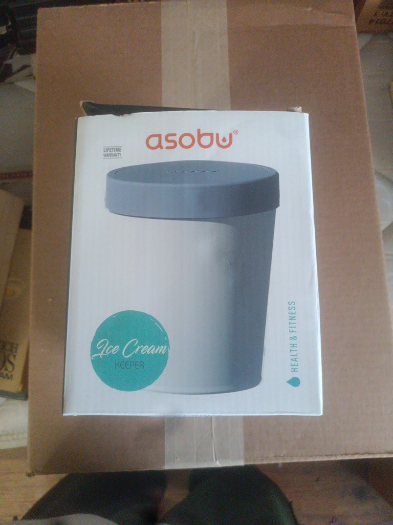 Asobu Ice Cream Keeper (for pint cartons)  Insulated New