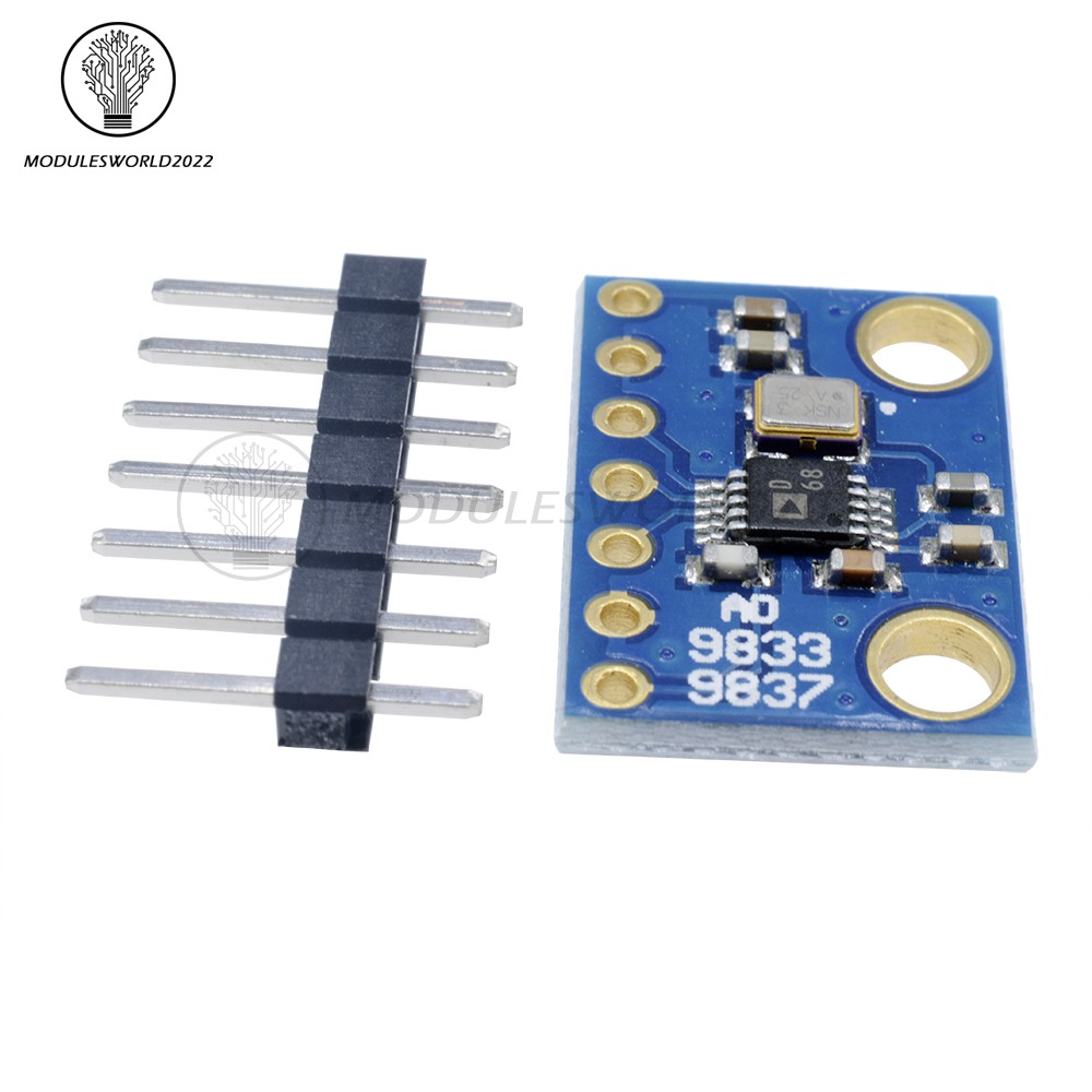 AD9833 DDS Signal Generator Module Programmable Microprocessors Sine Square Wave