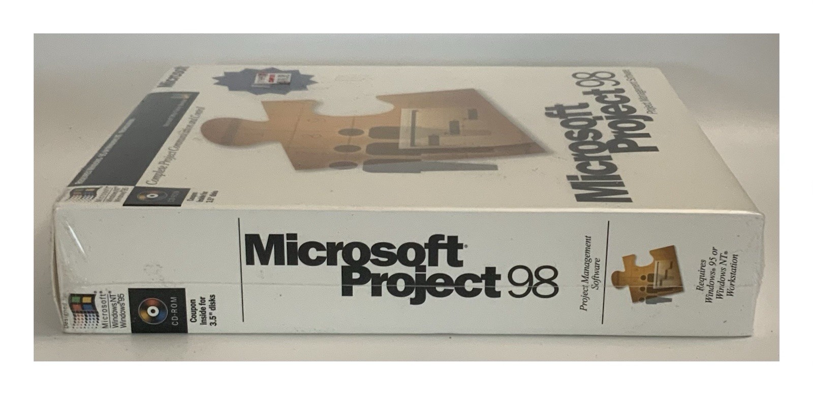 Microsoft Project 98 Full Version For PC Project Mgmt Software - NEW SEALED BOX