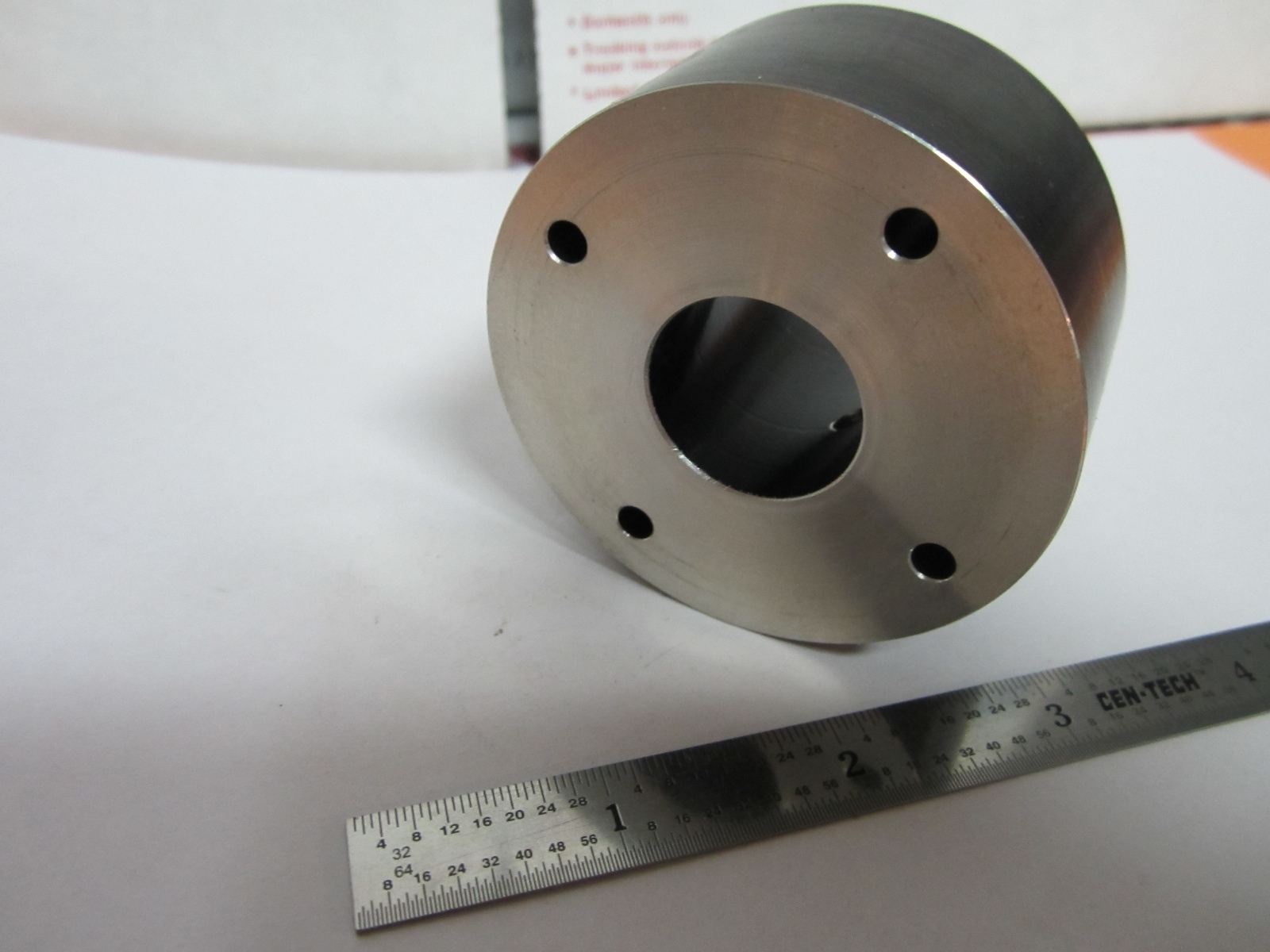 MICROSCOPE PART POLYVAR REICHERT CAMERA ADAPTOR PORT ?? OPTICS BIN#1E-P-22