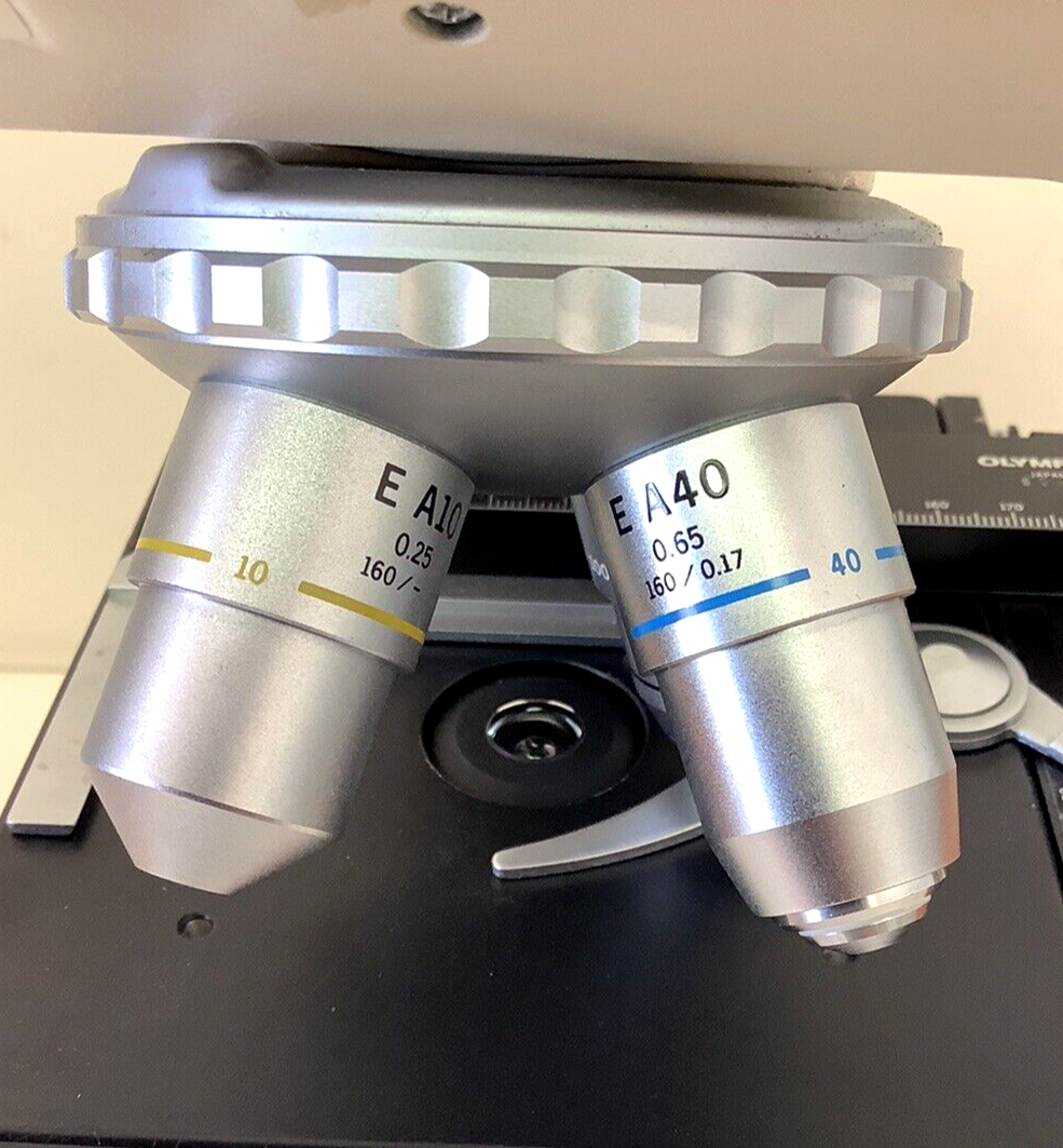 Olympus CH-2 CHT Binocular Microscope w/ 4x, 10x, 40x, 100x Objectives #2
