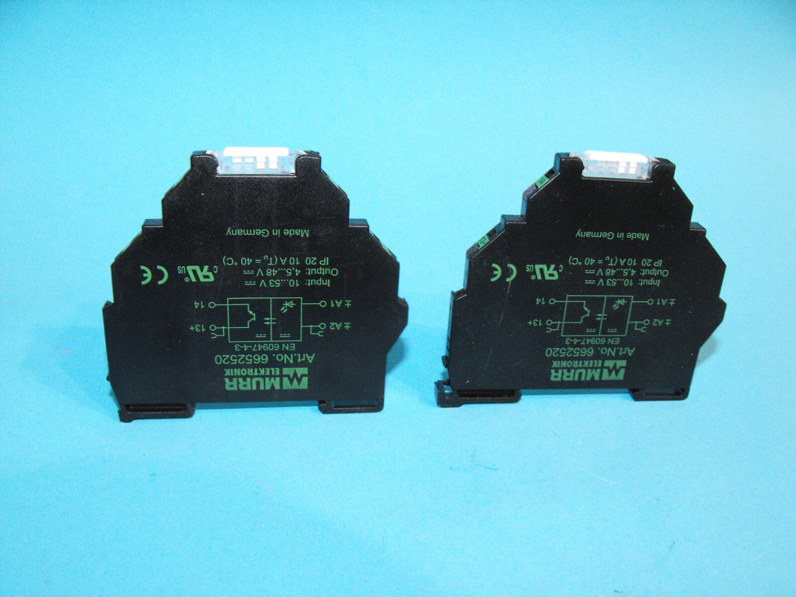 MURR 6652520.optocoupler relay 6652520.(LOT2PCS).NEW