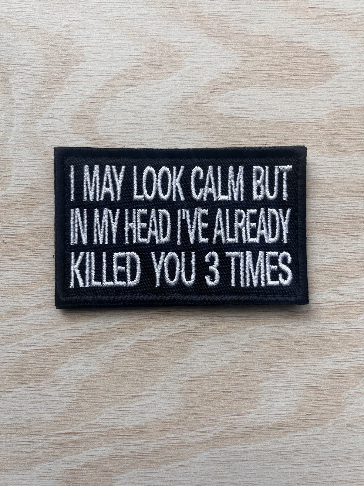 I Don’t Like You Morale Patch Hook And Loop Embroidered Funny Tactical Patch