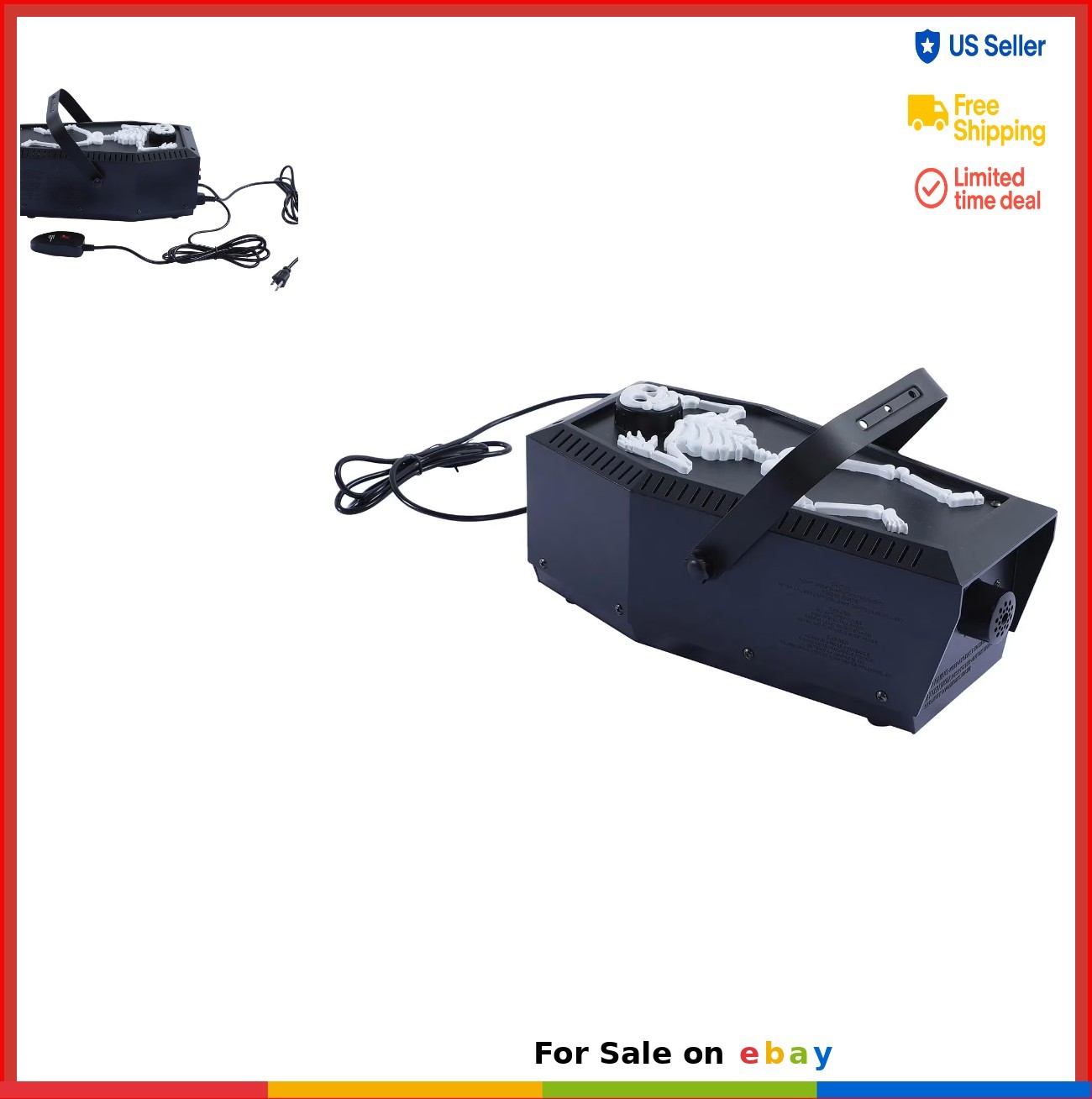 Fog Machine 1000W 3500 CFM Professional High Output Remote Control Halloween