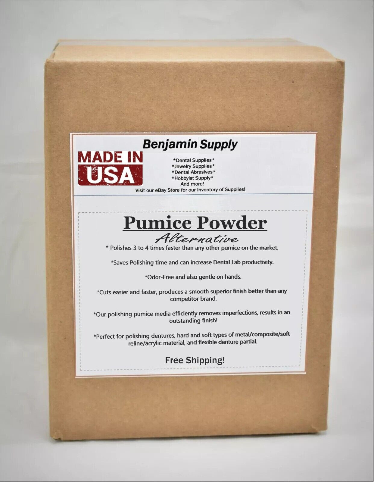 Dental Lab Pumice Powder Alternative Fine 15 LB