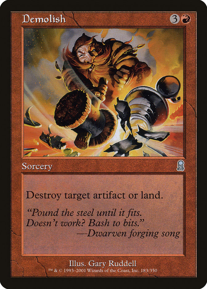 MTG Magic the Gathering Demolish (183/352) Odyssey LP
