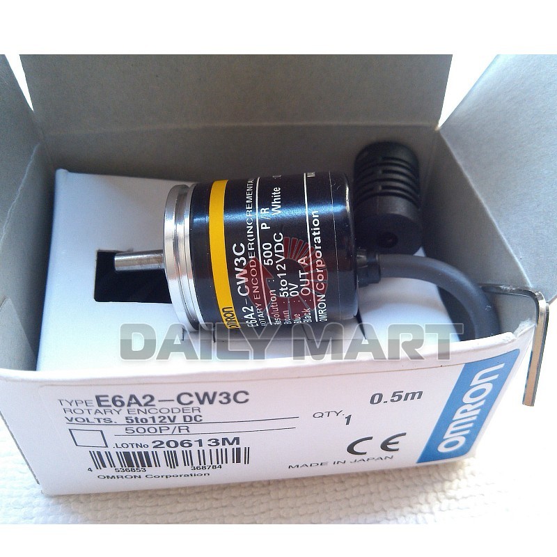 OMRON Rotary Encoder E6A2-CWZ3C 500P/R E6A2CWZ3C New in Box Free Ship