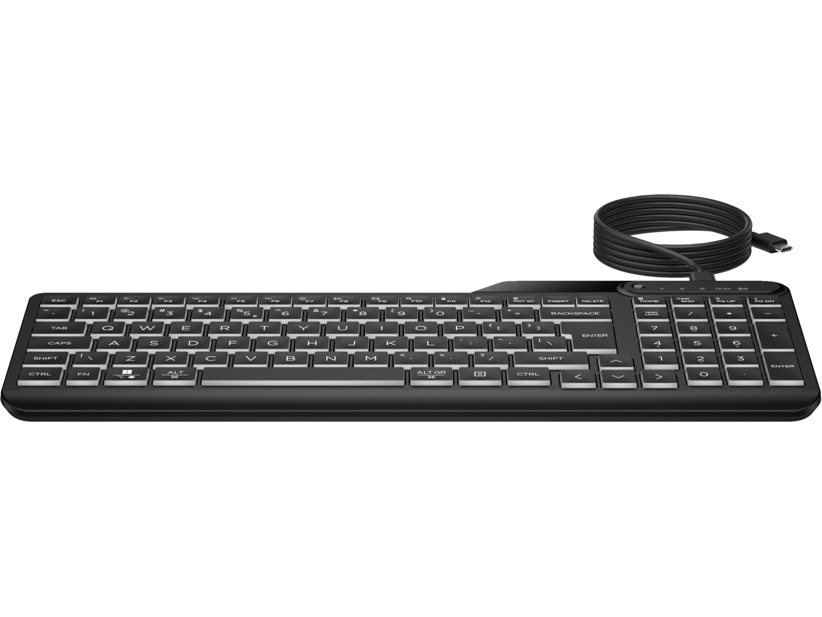 7N7C1AA#ABA HP 405 keyboard multi device 65 percent compact US black