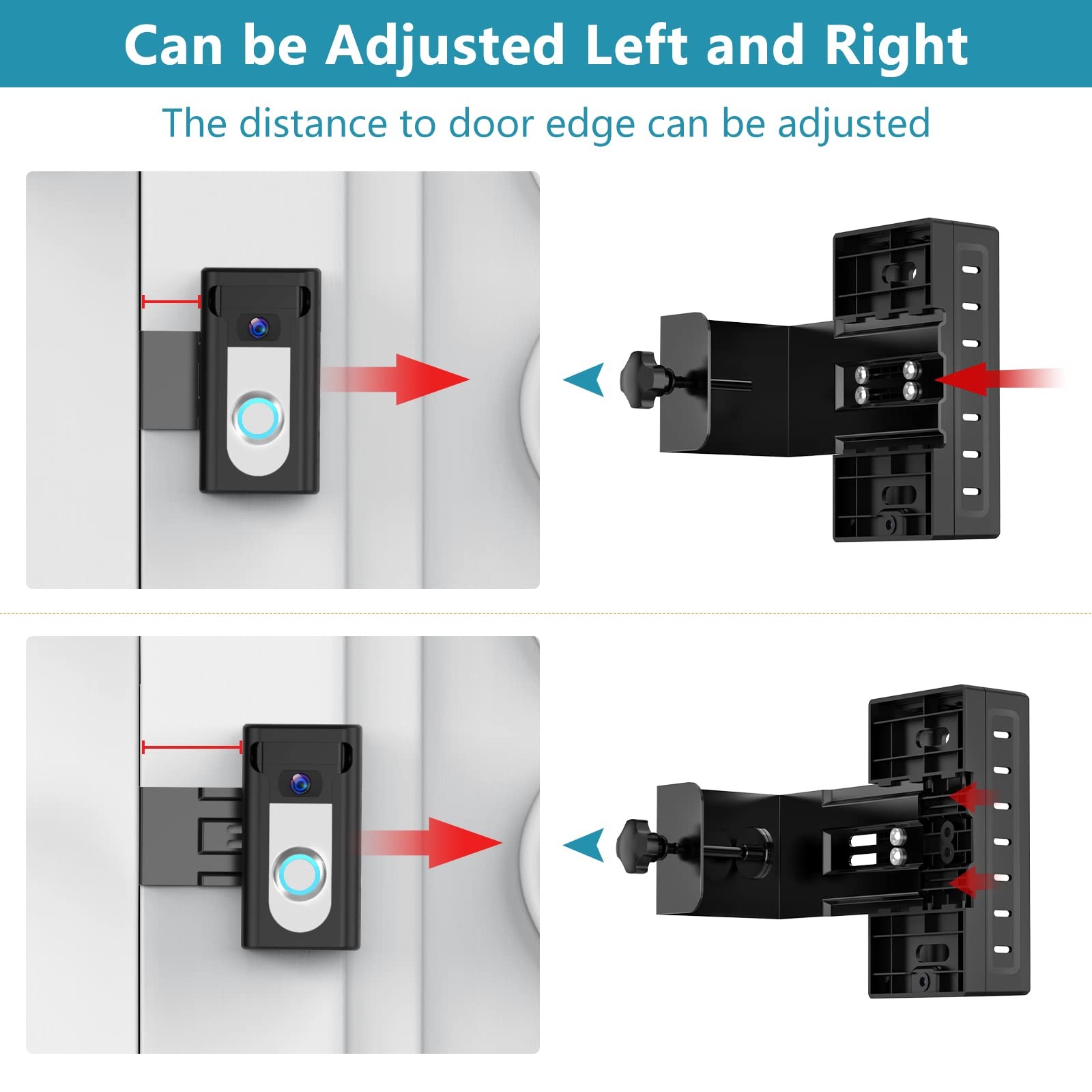 2024 Upgrade Anti-Theft Video Doorbell Mount, Not Block Doorbell Motion Senso...
