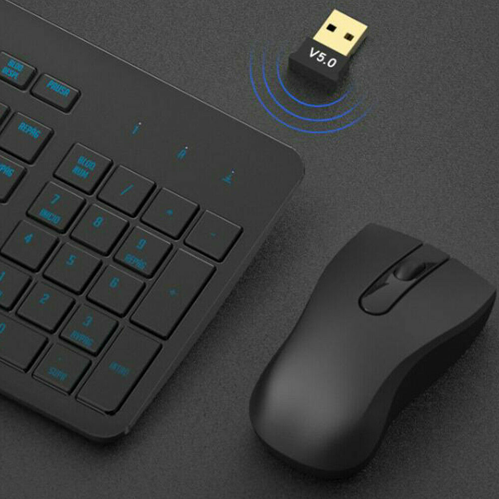 USB Bluetooth 5.0 Adapter Wireless Dongle Stereo Receiver Audio For PC Laptop TV