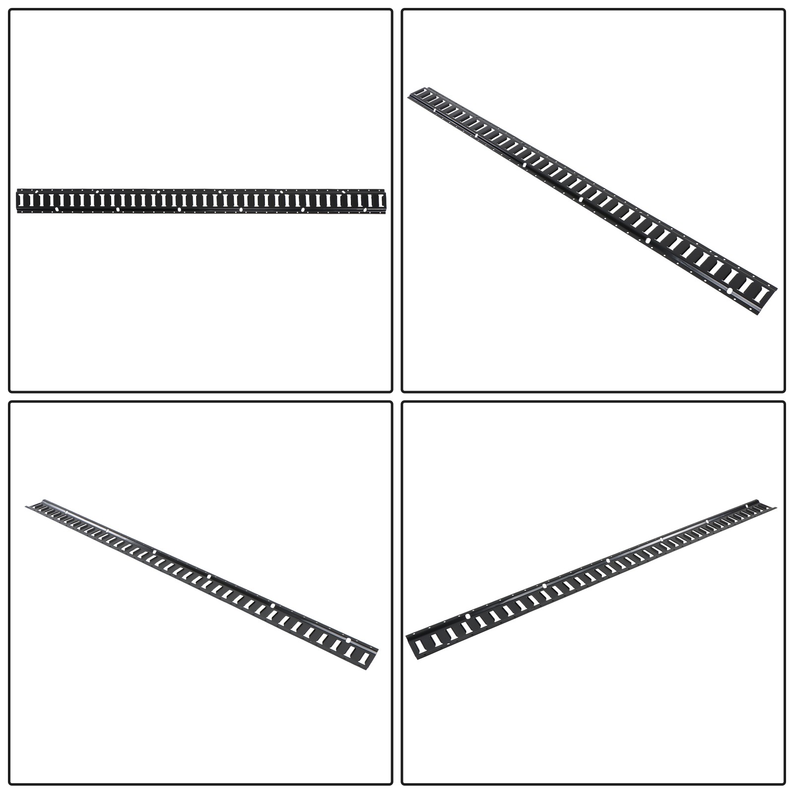 LABLT Heavy Loads Secure Cargo 8 Pcs 6' E Track Tie Down Enclosed Trailer Black