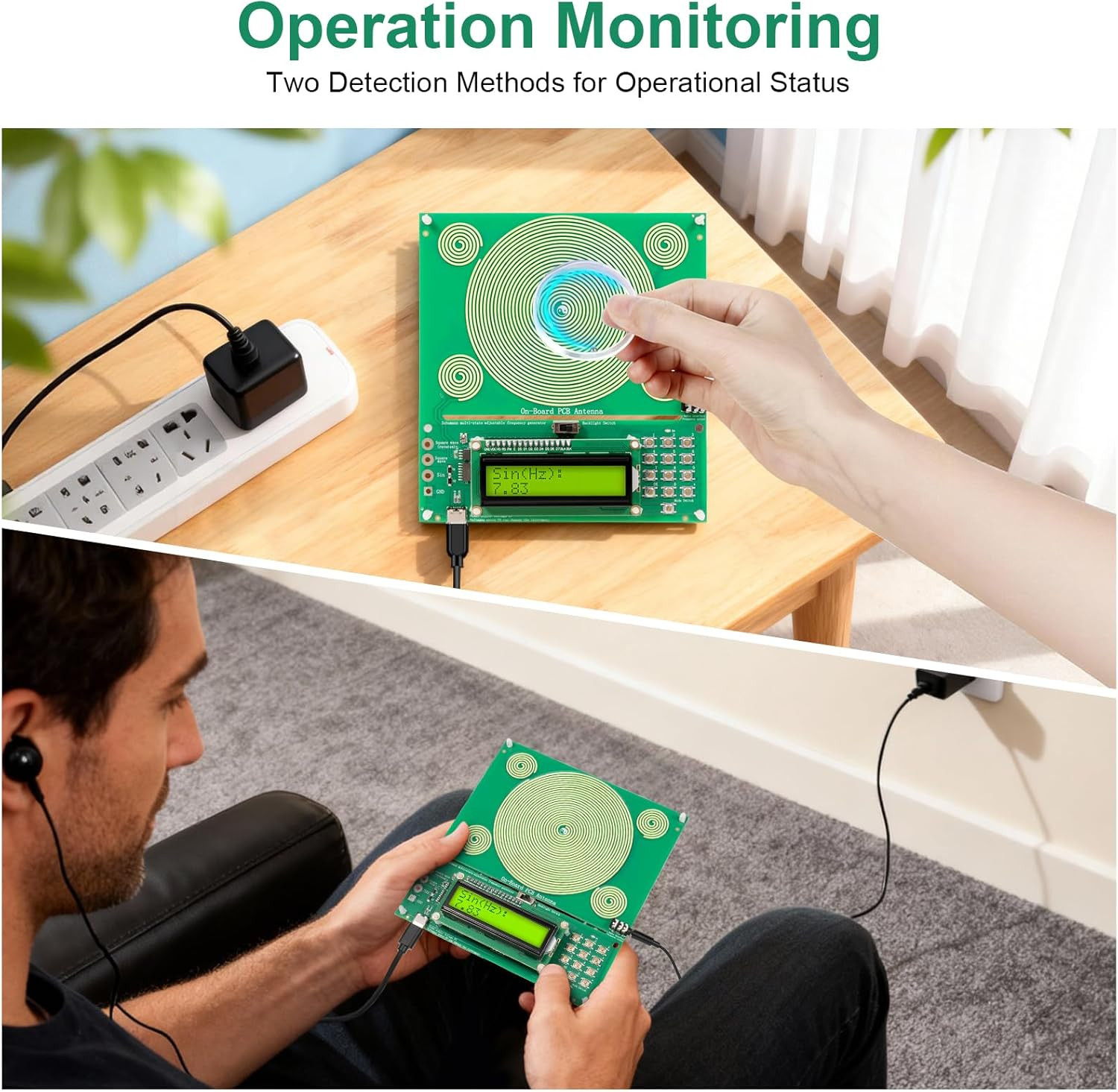 Adjustable Frequency Generator for Healing and Resonance 0.01-200000Hz