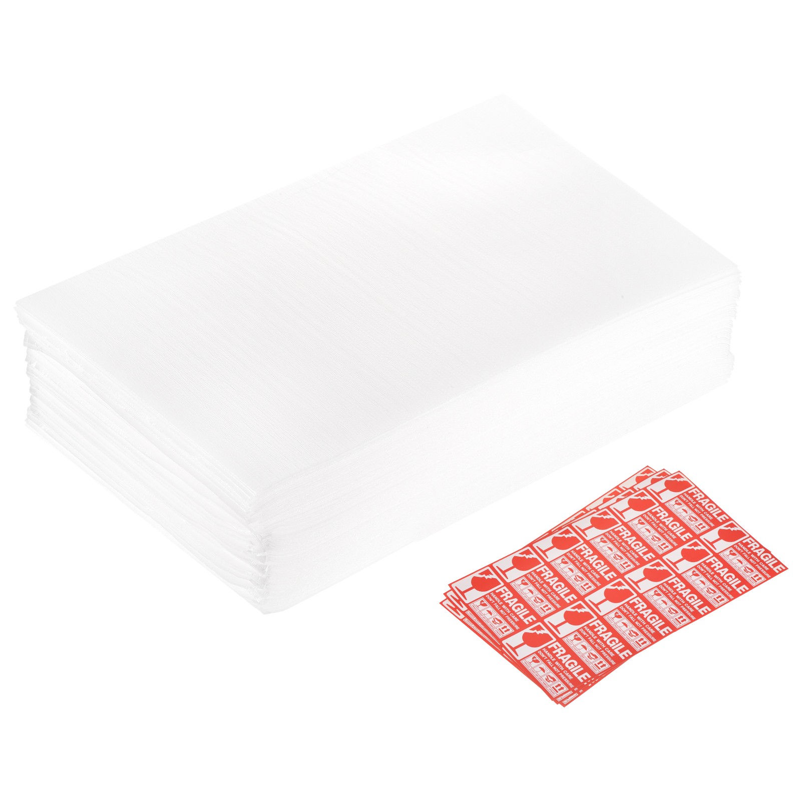 Foam Packing Pouches, 50pcs 16x20" Cushion Foam Packing with 36 Tags