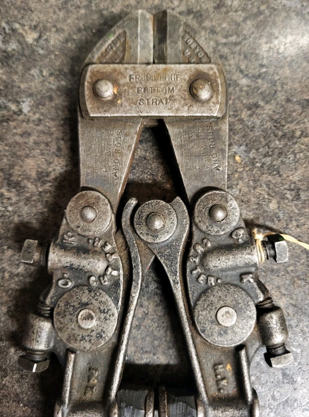 Antique 1909 HK Porter OK Cutter No. 10.3 Bolt Cutter , Heavy Duty Model RARE