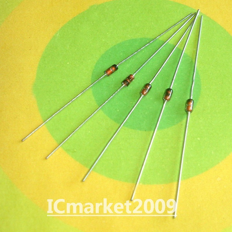 500 PCS 1/2W 7.5V DIP 0.5W 7V5 500mW DO-35 BZX55C7V5 Zener Diodes