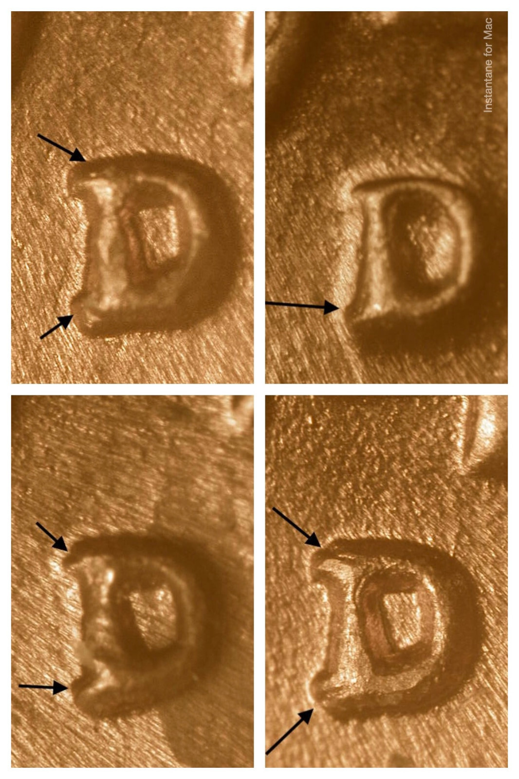 Lot of 4 Different 1946-D Unlisted RPMs Lincoln Wheat Cent~BU/Uncirculated Red#2