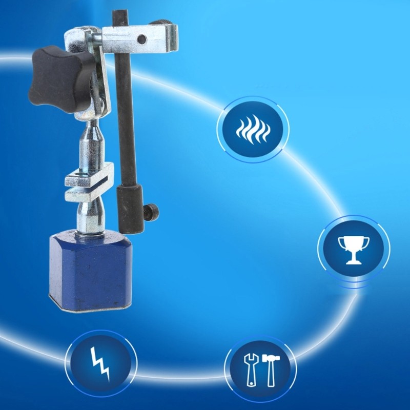 Adjustable Base Dials Indicator Holder 350mm Universal Mounting Stand