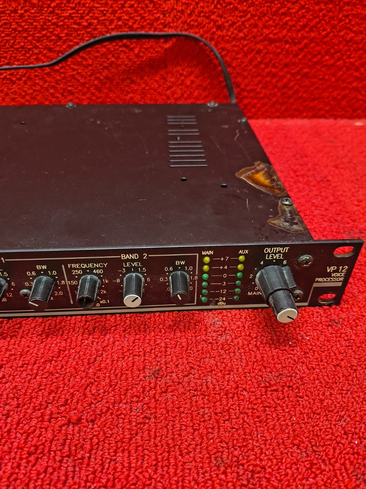 Used Black Rane VP-12 Voice Processor 48V Phantom Power Good Cond