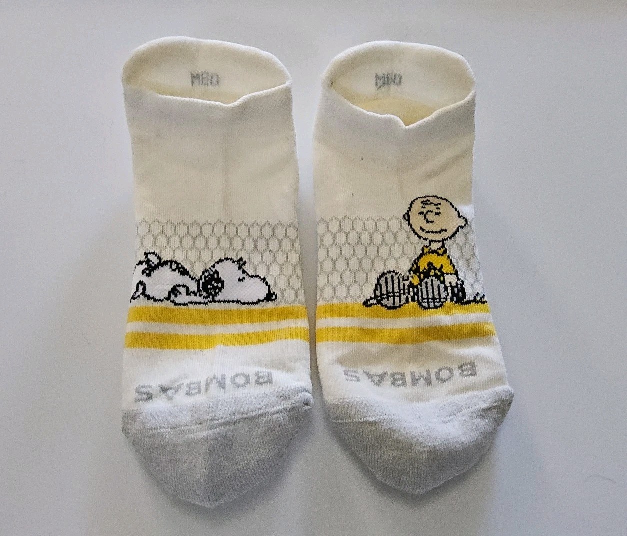 Bombas Original Peanuts Charlie Brown Snoopy Socks Size M Rare