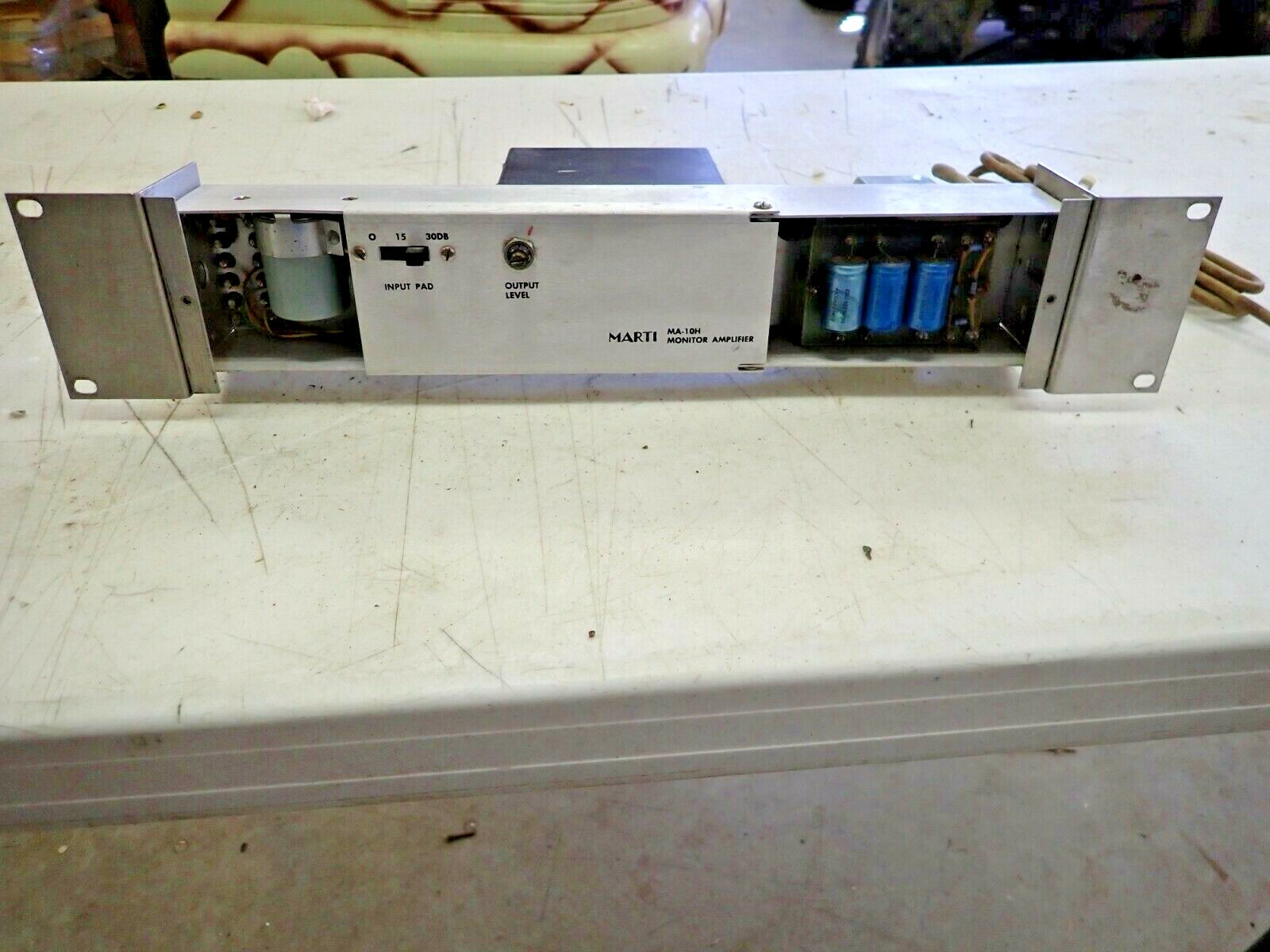 Vintage Marti MA-10H Monitor Amplifier 15 Watt Rack Mount Audio ! !