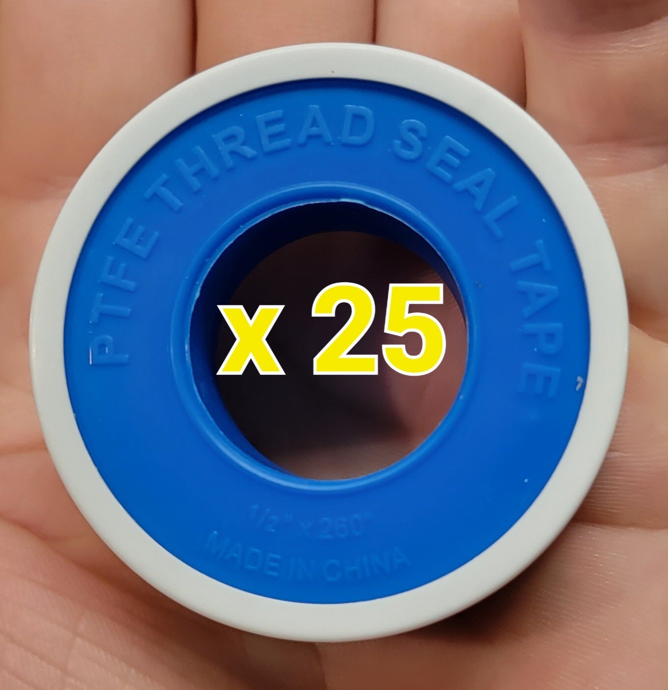 Lot Of (25) Oatey Fastape 1/2 in. x 260 in. PTFE Thread Seal Tape, Heavy Duty