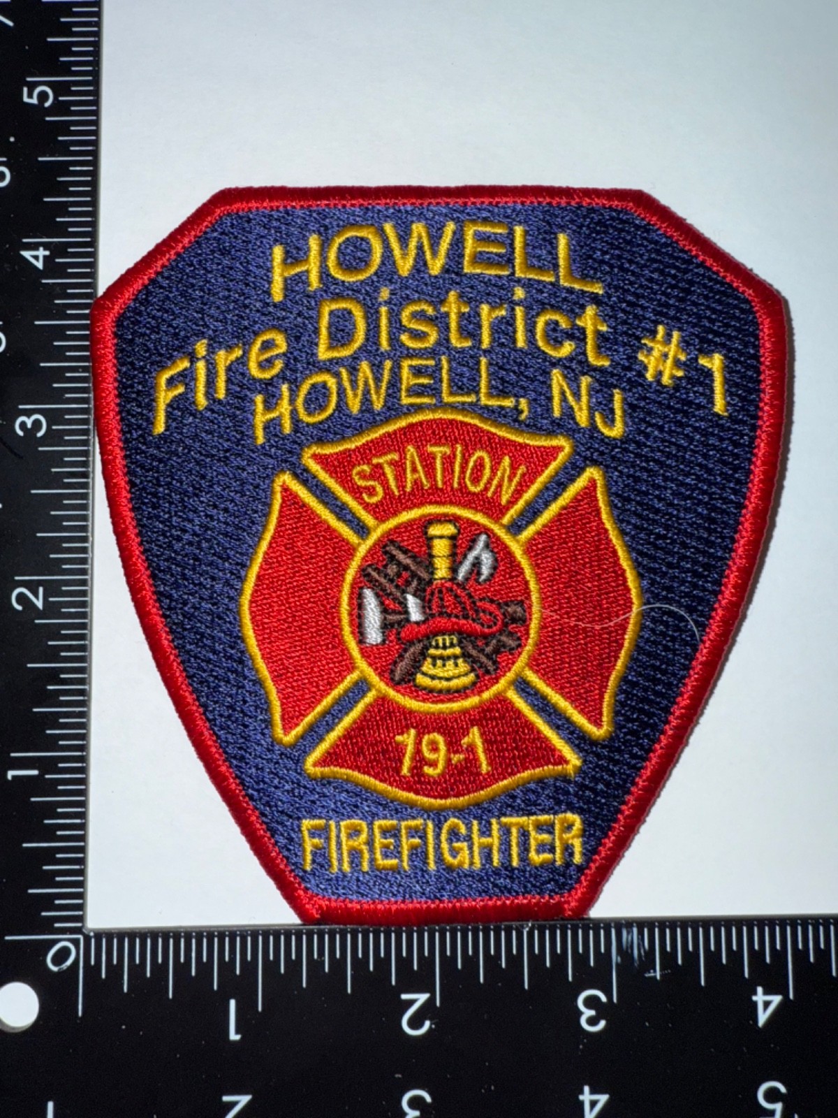 Howell New Jersey NJ Fire Department District #1 Station 19-1 Obsolete Patch