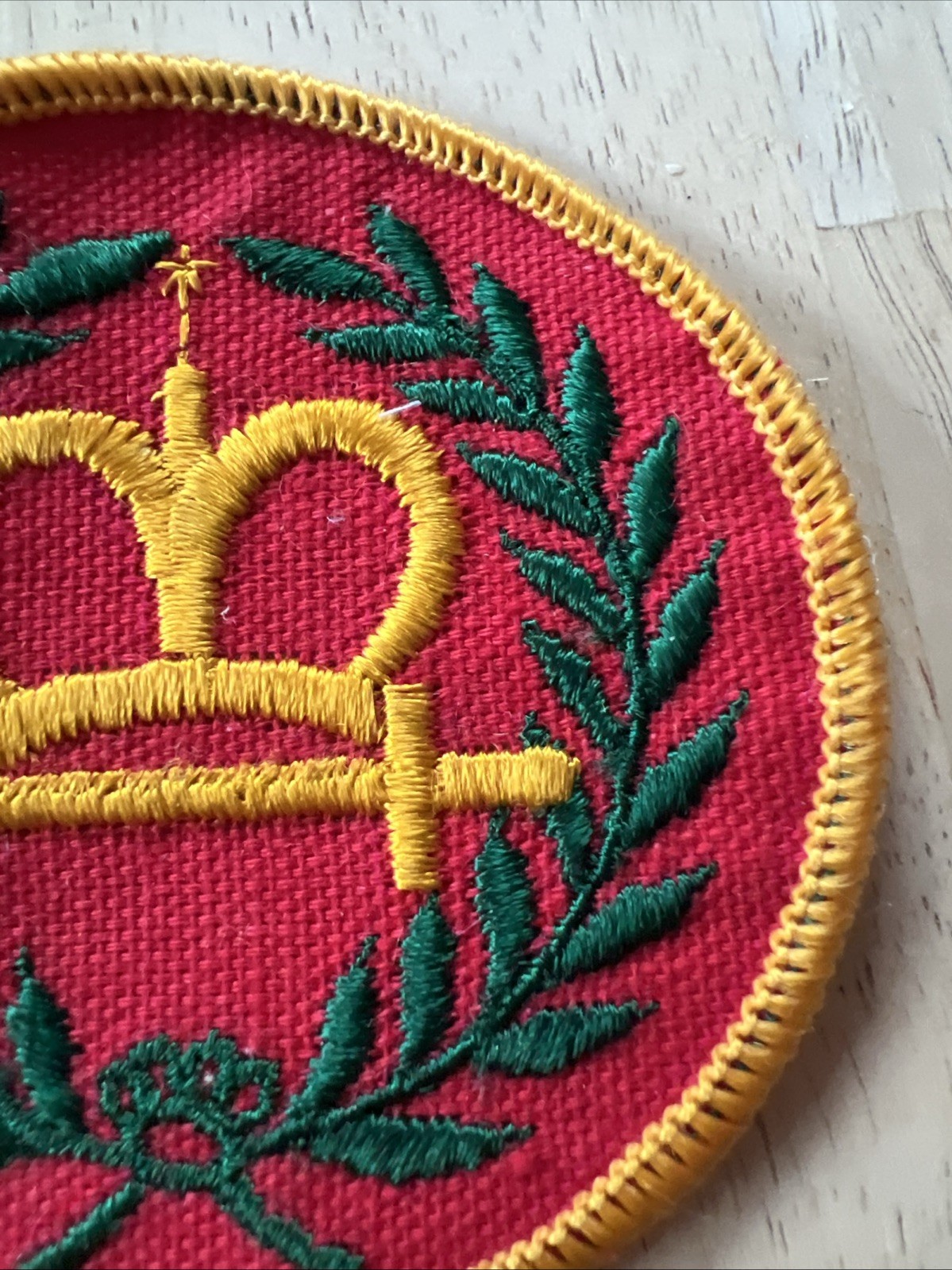 Vintage Warrant Officer Class 2 (WO2) rank Patch
