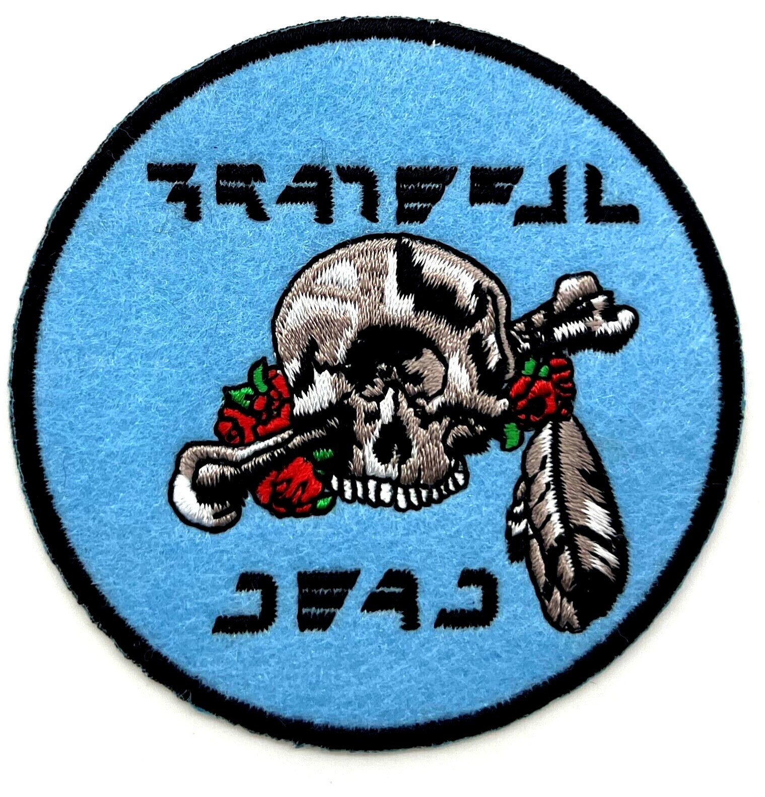 Grateful Dead Embroidered Rock Iron on Patch Applique