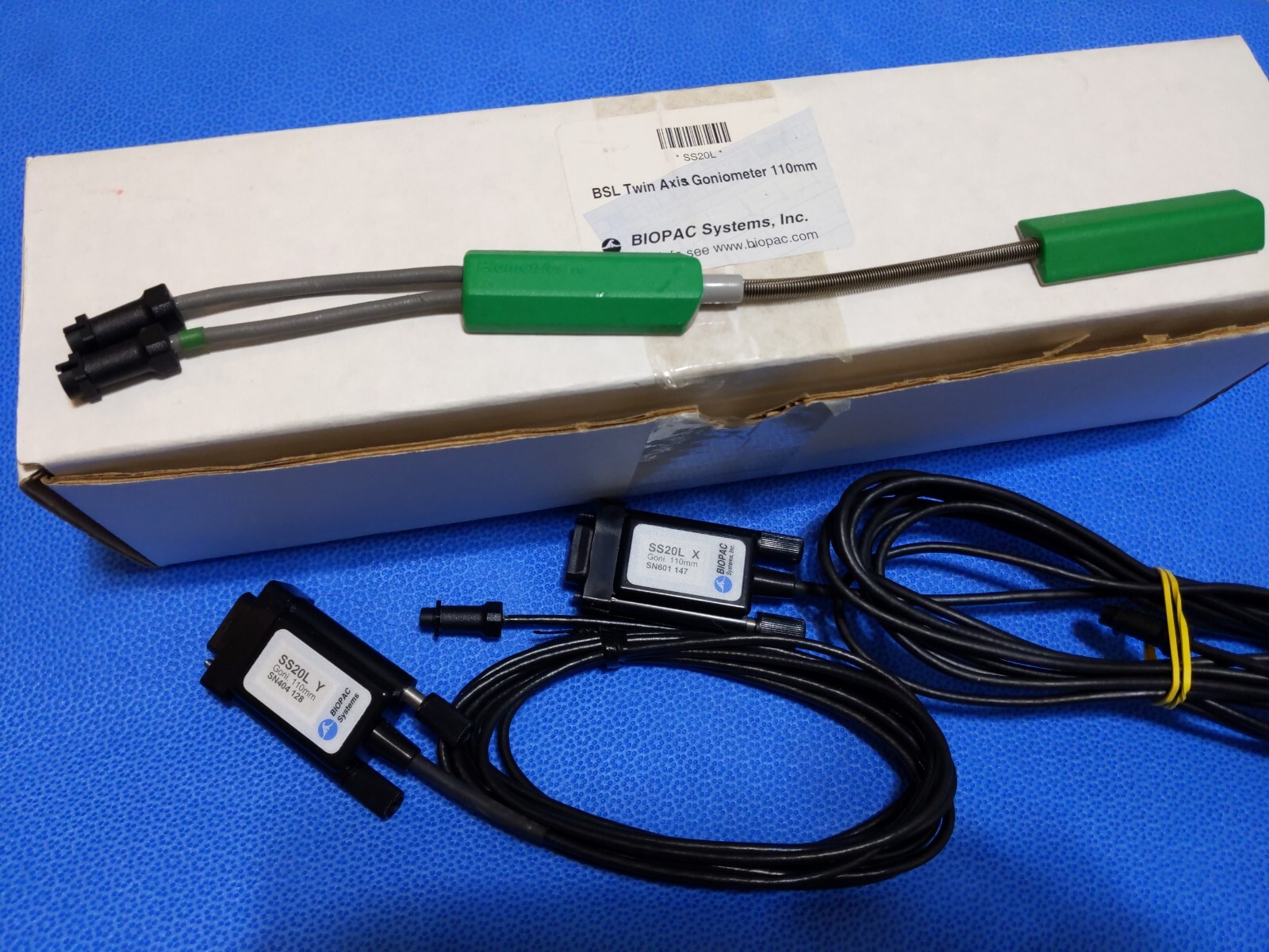 Biopac SS20L BSL Twin Axis Goniometer 110mm - See Our Huge BIOPAC Inventory!