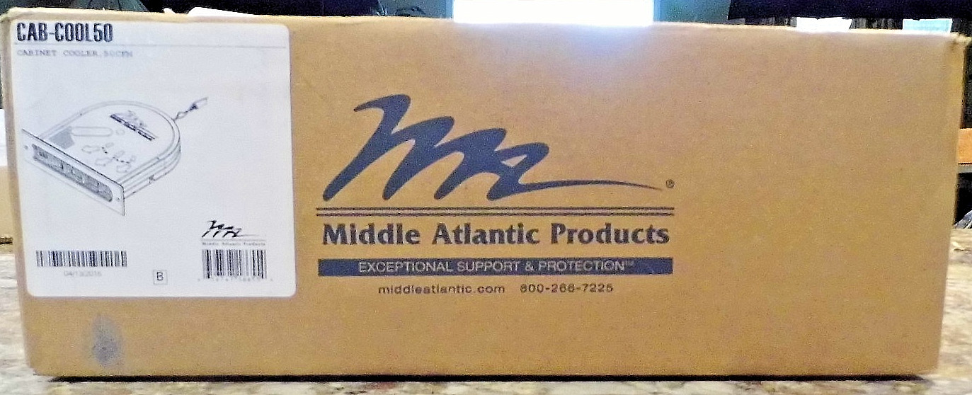 Middle Atlantic Products CAB-Cool50 Rack mounted Cabinet Cooler New In Box