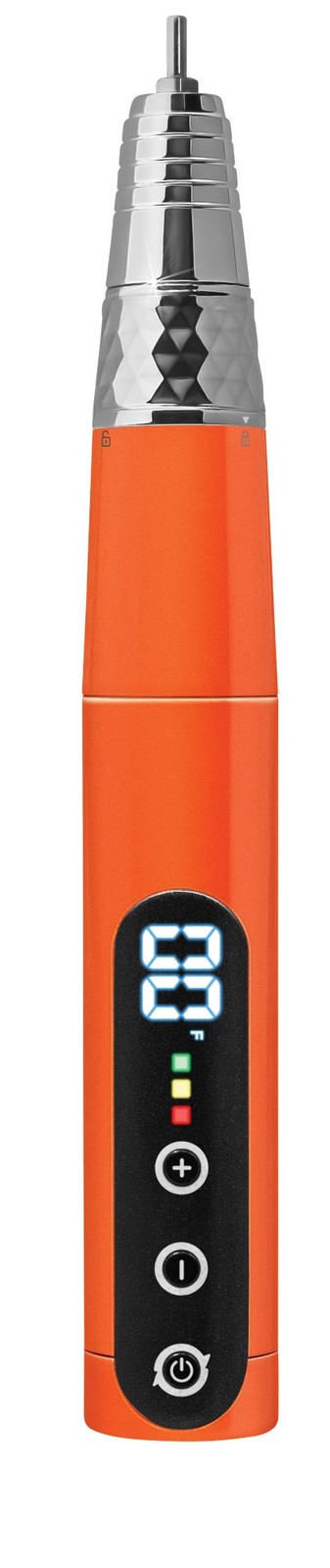 Gelish Cordless Go File - Includes Dock & Handpiece, Neon Orange