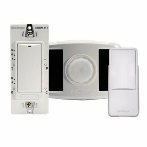 Wattstopper Wireless RF Occupancy Sensor 1 Load Kit - White RF switch kit single