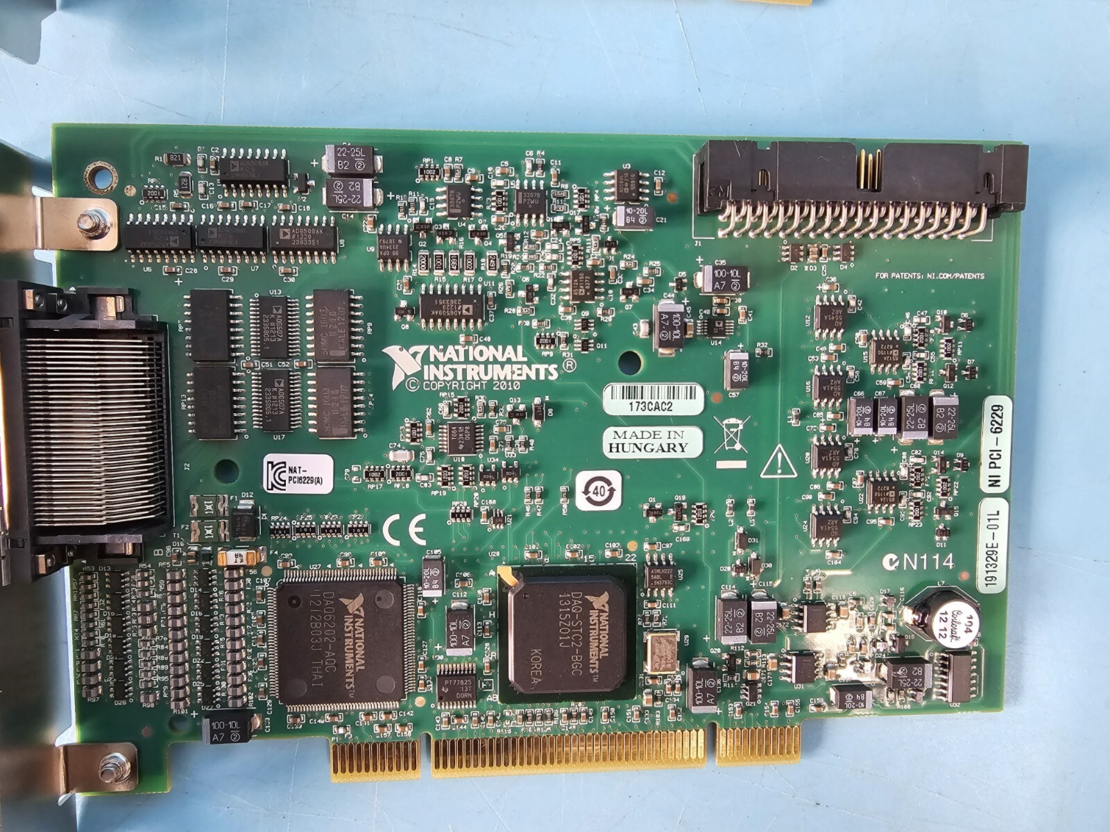 1PC National Instruments NI PCI-6229 Data Acquisition Card