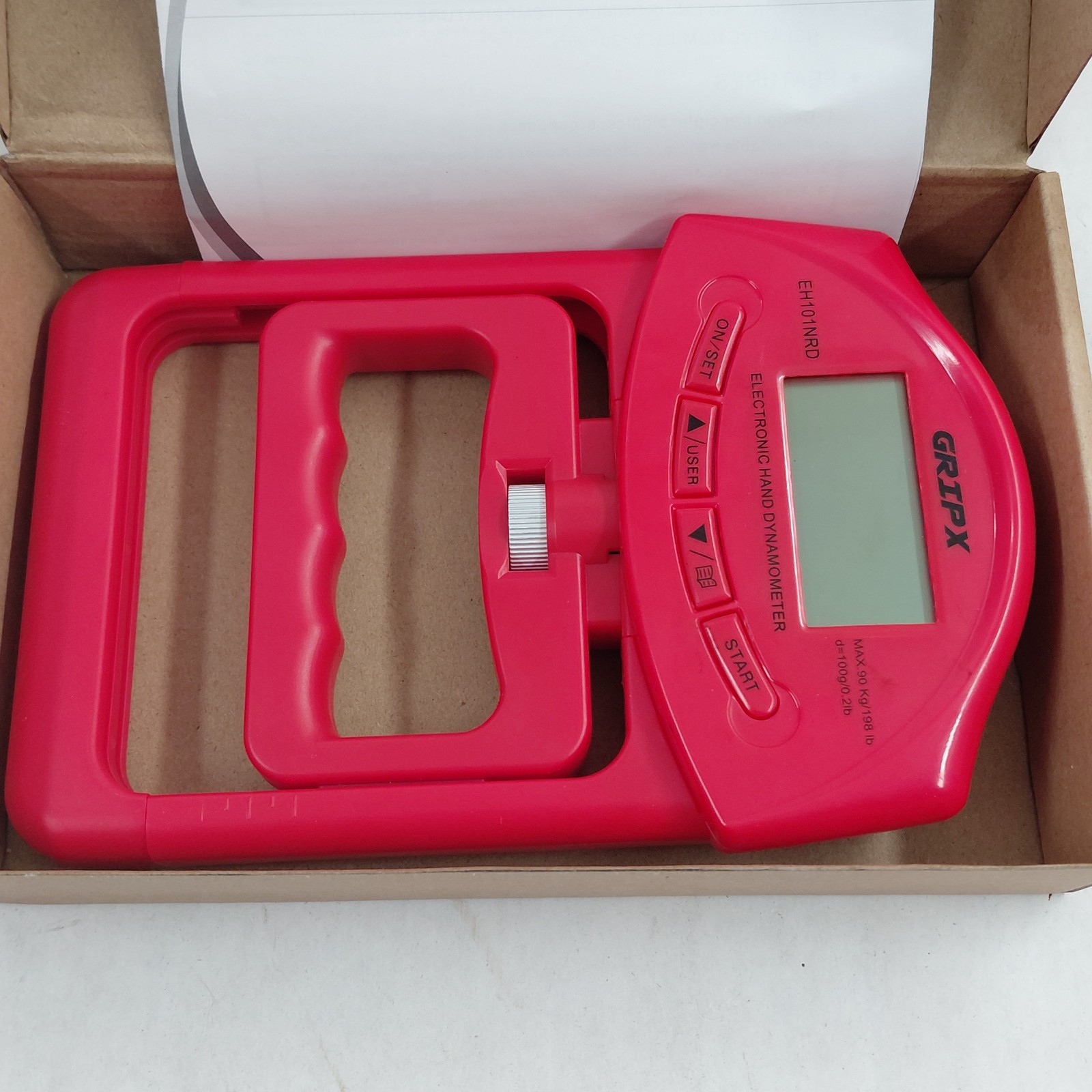 Gripz Digital Hand Dynamometer Grip Strength Measurement Meter EH101NRD