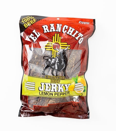 El Ranchito Crunchy Beef Jerky – Lemon Pepper  , 6oz