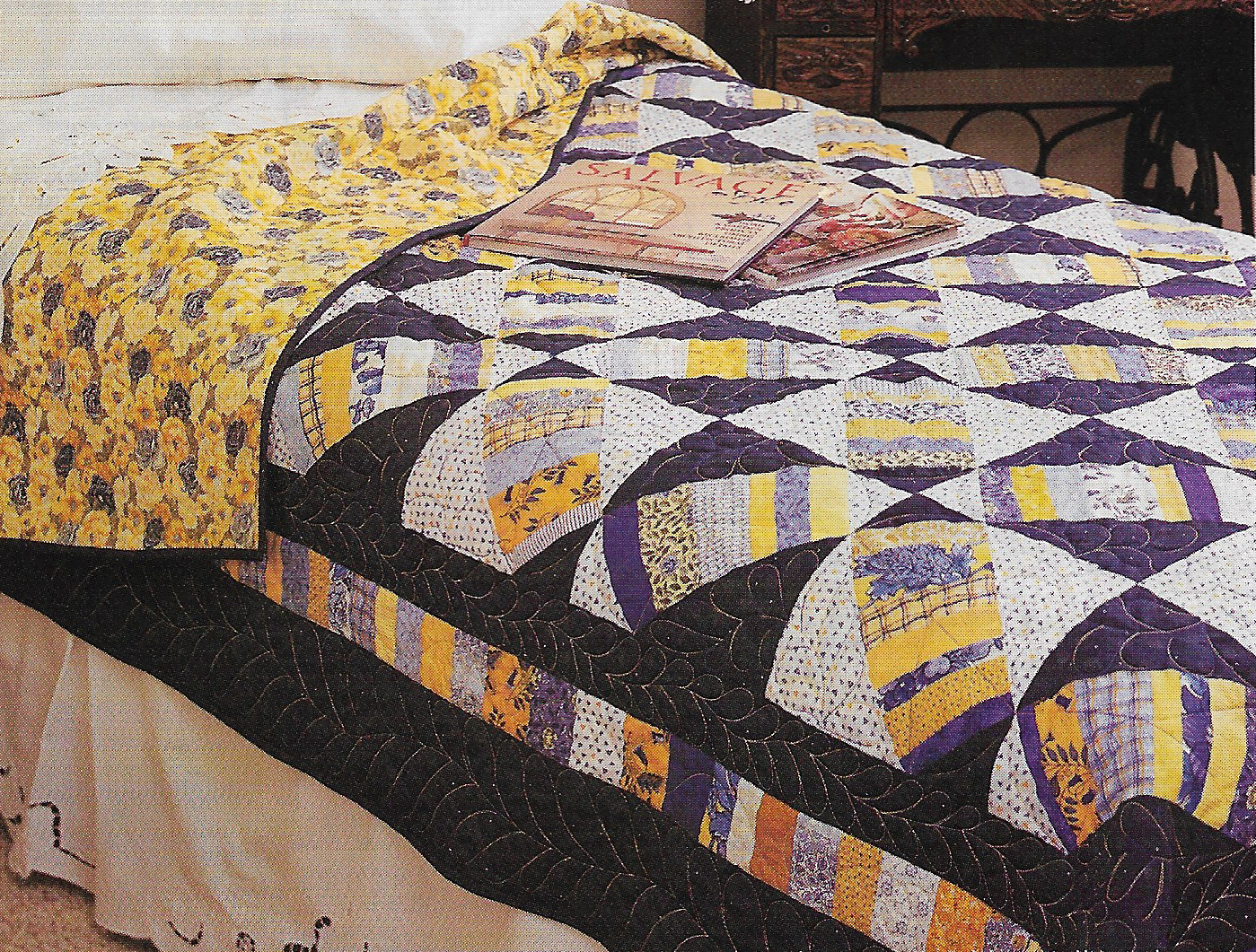 Blueberry Cobbler Quilt quilting pattern instructions
