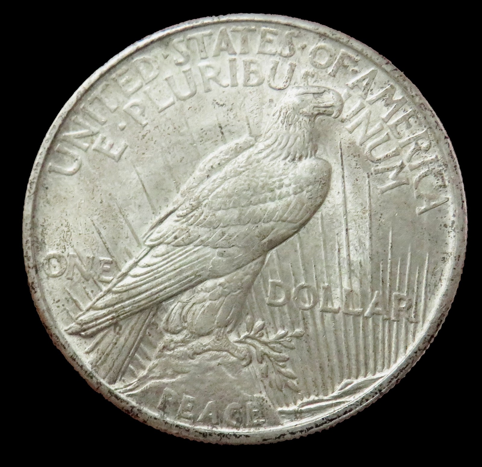 1921 SILVER PEACE DOLLAR $1 MINT STATE COIN