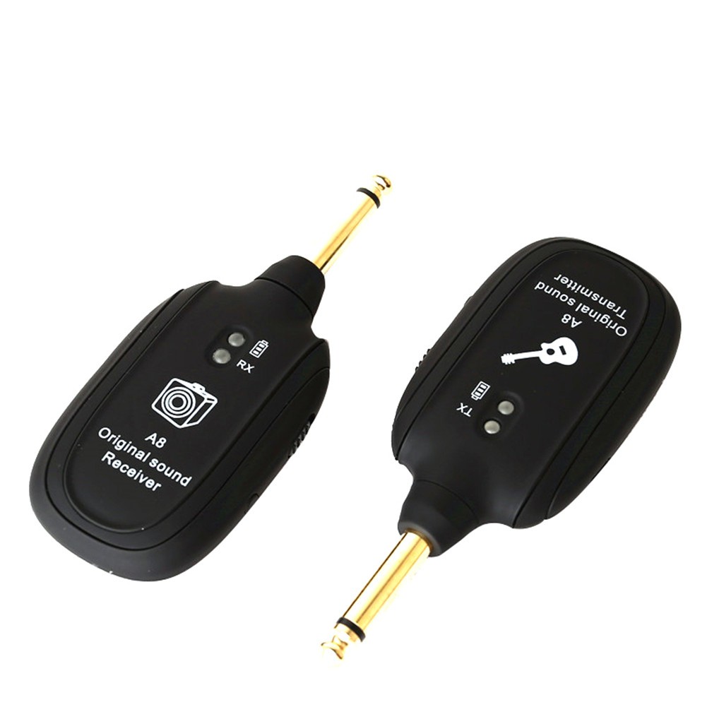 1 Pair Guitar Wireless Transmission System Instrument Audio Transmitter Receiver