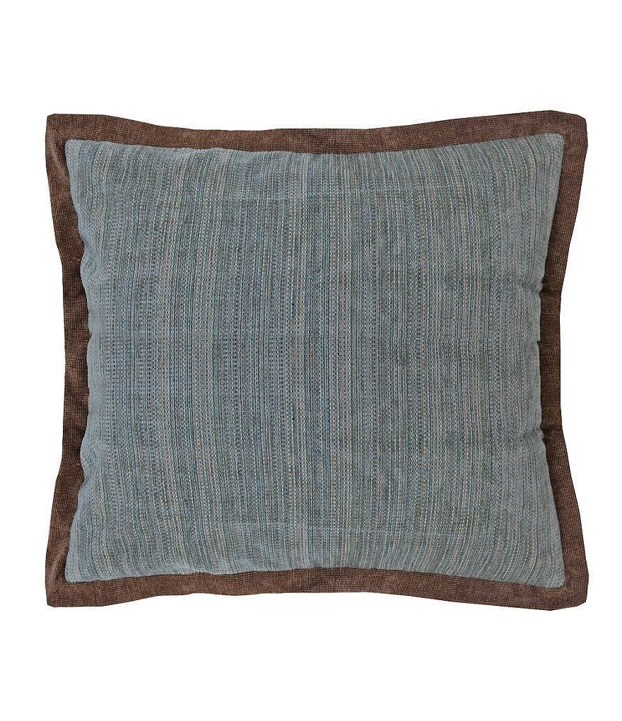 Veratex Dakota Faux-Suede One Euro Sham Green Brown 26 X 26 Nwot