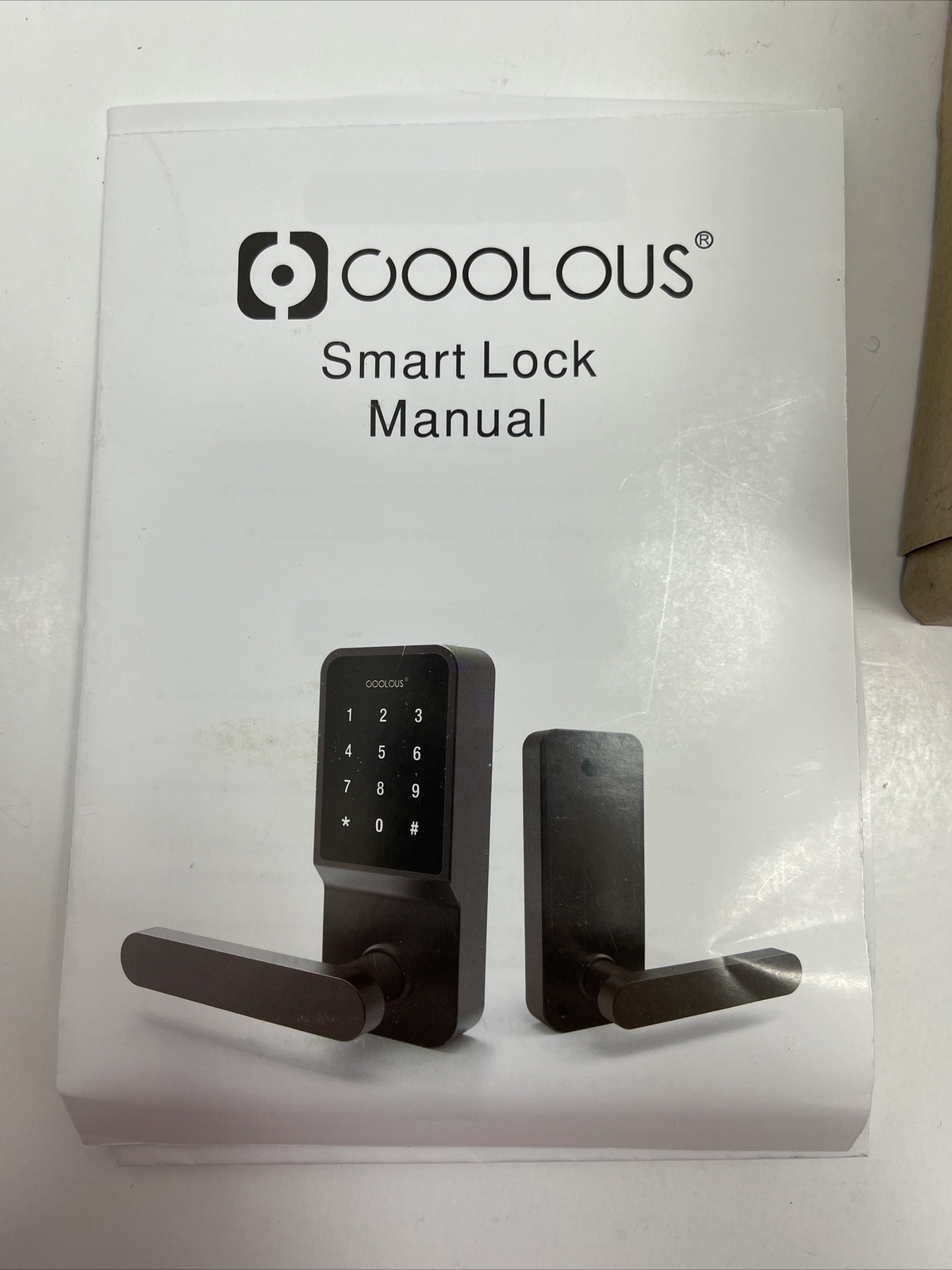 Bluetooth Touchscreen Smart Lock Anti-peep Code Adjustable Handle Works with iOS